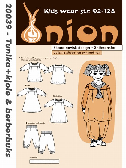 Onion Tunika, kjole, samt berberbuks -